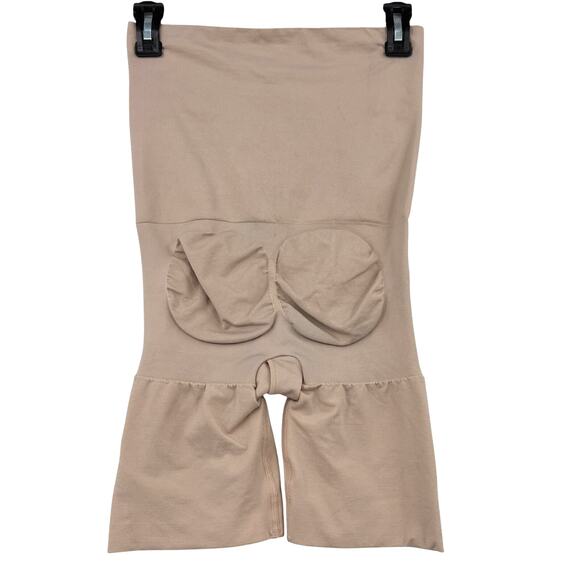 Spanx High Waist Thigh Shaper Size XL Beige Nude Red Hot Control Firming Support - Picture 3 of 7